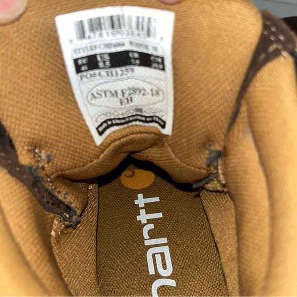 Carhartt Men's Size 8.5 Rugged Flex soft Toe Work Boot Oil Tanned CMF6066 - Picture 9 of 10